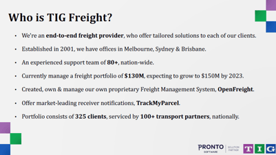 who is tig freight